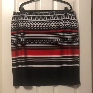 Roz & Ali Plus Size Skirt (3X)